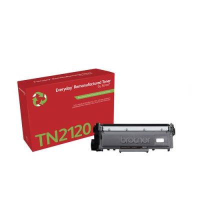 Everyday Remanufactured Everyday Zwart Remanufactured Toner van vervangt Brother TN2120, Hoge Capaci