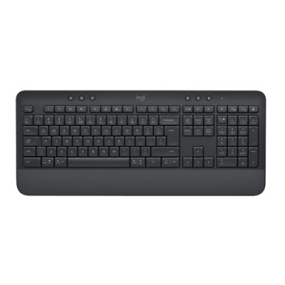 Logitech Signature K650, Volledige grootte (100%), Bluetooth, Membraan keyswitch, QWERTY, Grafiet