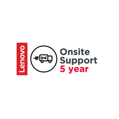 Lenovo 5 Year Onsite Support (Add-On), 5 jaar