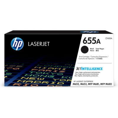 HP Originele 655A zwarte LaserJet tonercartridge, 12500 pagina's, Zwart, 1 stuk(s)
