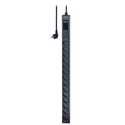 APC Easy PDU EPDU1116B-SCH, Basic, 0U, 16A, 230V, (14x)Schuko, Schuko stekker, Basis, 0U, Eenfasig,