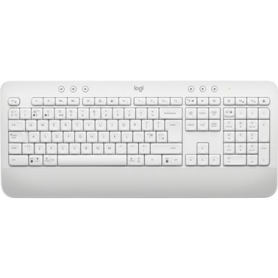 Logitech Signature K650, Volledige grootte (100%), Bluetooth, Membraan keyswitch, QWERTY, Wit