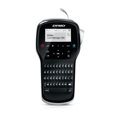 DYMO LabelManager ™ 280 AZERTY, AZERTY, D1, Thermo transfer, 180 x 180 DPI, 15 mm/sec, Zwart, Zilver