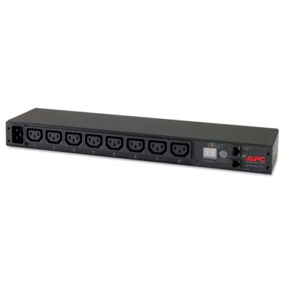 APC Rack PDU, Metered, 0U/1U, 16A, 230V,(8x) C13, C20 stekker, Gemeten, 0U/1U, Horizontaal/Verticaal