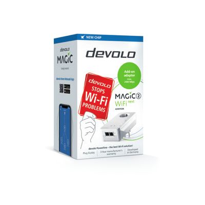 Devolo Magic 2 Wifi next Single, 1200 Mbit/s, Type F, Gigabit Ethernet, 1000 Mbit/s, Multi User MIMO