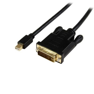StarTech.com 1,8 m Mini DisplayPort naar DVI actieve adapter kabel mDP naar DVI 1920x1200 zwart, 1,9