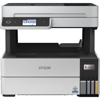 Epson EcoTank ET-5150, Inkjet, Afdrukken in kleur, 4800 x 1200 DPI, A4, Direct printen, Zwart, Wit