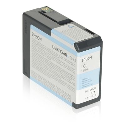 Epson inktpatroon Light Cyan T580500, Inkt op pigmentbasis, 80 ml, 1 stuk(s)
