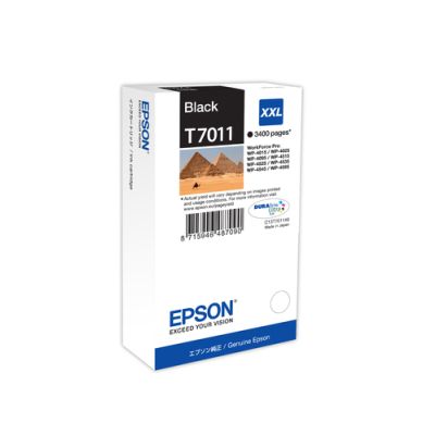 Epson Ink Cartridge XXL Black 3.4k, Extra (Super) hoog rendement, Inkt op pigmentbasis, 63,2 ml, 1 s