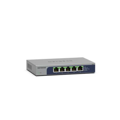 NETGEAR MS105-100EUS, Unmanaged, 2.5G Ethernet (100/1000/2500), Power over Ethernet (PoE), Rack-mont