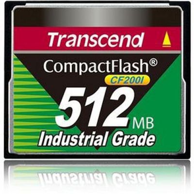 Transcend TS512MCF200I, 0,5 GB, CompactFlash