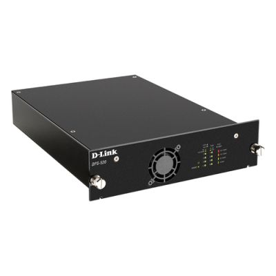 D-Link PoE Redundant Power Supply DPS-520, Fast Ethernet, Gigabit Ethernet, 10,100,1000 Mbit/s, Zwar