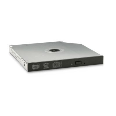 HP 9,5-mm Slim SuperMulti dvd-writer, Zwart, Metallic, Lade, Horizontaal, Desktop, DVD Super Multi,
