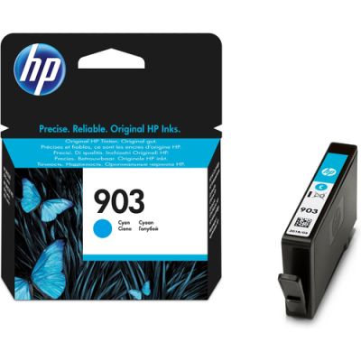 HP 903 originele cyaan inktcartridge, Normaal rendement, Inkt op pigmentbasis, 4 ml, 315 pagina's, 1 stuk(s)