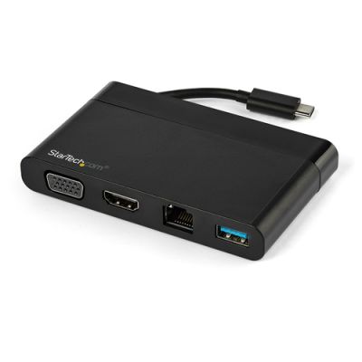 StarTech.com USB C-Multiport Adapter Hub met HDMI, VGA, Gigabit Ethernet & USB 3.0 - USB-C naar 4K H