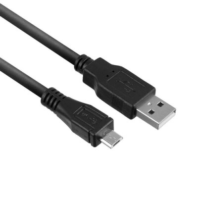 ACT AC3000, 1 m, USB A, Micro-USB B, USB 2.0, 480 Mbit/s, Zwart