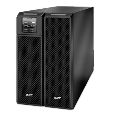 APC Smart-UPS On-Line 10KVA noodstroomvoeding 6x C13, 4x C19, hardwire 1 fase uitgang, Embedded NMC,