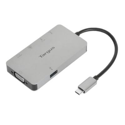Targus DOCK419EU, Bedraad, USB 3.2 Gen 1 (3.1 Gen 1) Type-C, Grijs, 4K Ultra HD, 3840 x 2160 Pixels, 1920 x 1200 Pixels