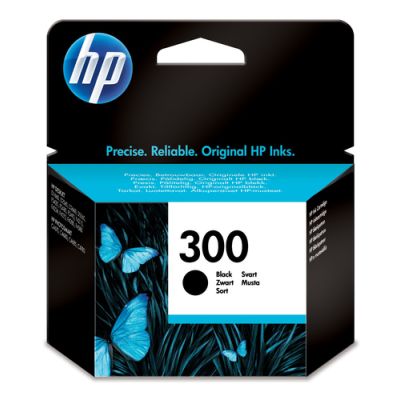 HP 300 originele zwarte inktcartridge, Normaal rendement, Inkt op pigmentbasis, 200 pagina's, 1 stuk(s)