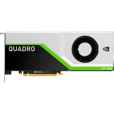 HP NVIDIA Quadro RTX 8000 48GB (4)DP+USBc, Quadro RTX 8000, 48 GB, GDDR6, PCI Express x16 3.0