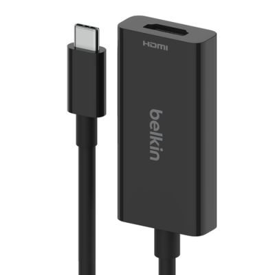 Belkin AVC013BTBK, HDMI Type A (Standaard), USB Type-C, Vrouwelijk, Mannelijk, Recht, Recht