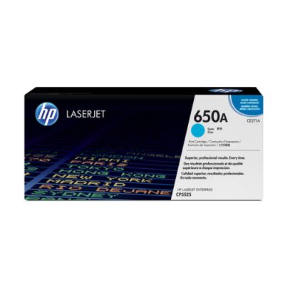 HP 650A originele cyaan LaserJet tonercartridge, 15000 pagina's, Cyaan, 1 stuk(s)