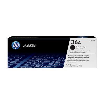 HP 36A originele zwarte LaserJet tonercartridge, 2000 pagina's, Zwart, 1 stuk(s)