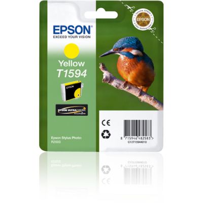 Epson T1594 Yellow, Inkt op pigmentbasis, 17 ml, 1200 pagina's, 1 stuk(s)