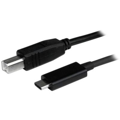 StarTech.com USB-C naar USB-B kabel 1m USB 2.0, 1 m, USB C, USB B, USB 2.0, Mannelijk/Mannelijk, Zwa