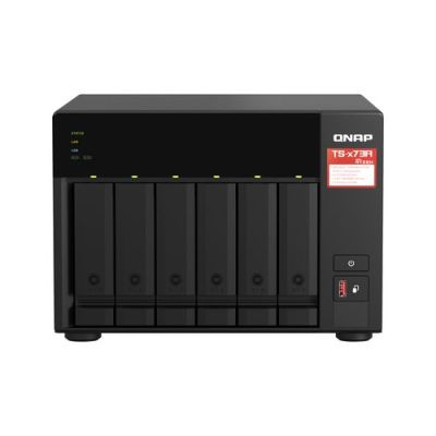 QNAP TS-673A, NAS, Tower, AMD Ryzen, V1500B, Zwart