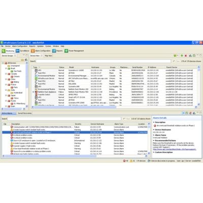 APC AP95100 StruxureWare Data Center Expert; 100 Node License Only