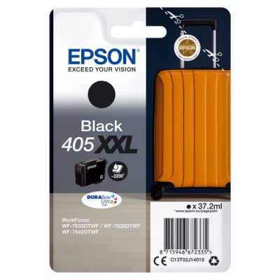 Epson Singlepack Black 405XXL DURABrite Ultra Ink, Extra (Super) hoog rendement, Inkt op pigmentbasi