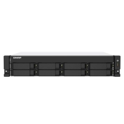 QNAP TS-873AU-RP, NAS, Rack (2U), Ryzen Embedded, V1500B, Zwart, Grijs