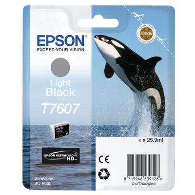 Epson T7607 grijs, Inkt op pigmentbasis, 25,9 ml, 1 stuk(s)