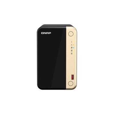 QNAP TS-264, NAS, Tower, Intel® Celeron®, N5095, Zwart, Goud