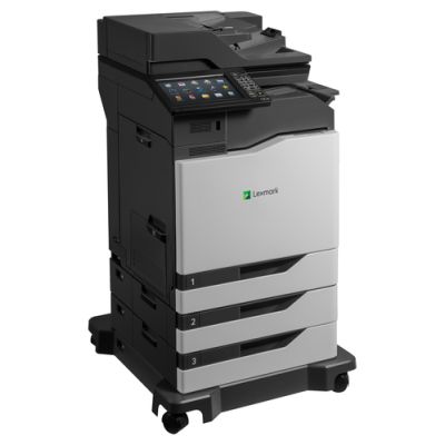 Lexmark CX860dtfe, Laser, Afdrukken in kleur, 1200 x 1200 DPI, A4, Direct printen, Zwart, Grijs