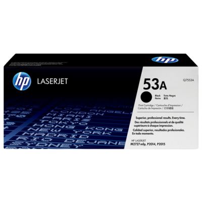 HP 53A originele zwarte LaserJet tonercartridge, 3000 pagina's, Zwart, 1 stuk(s)