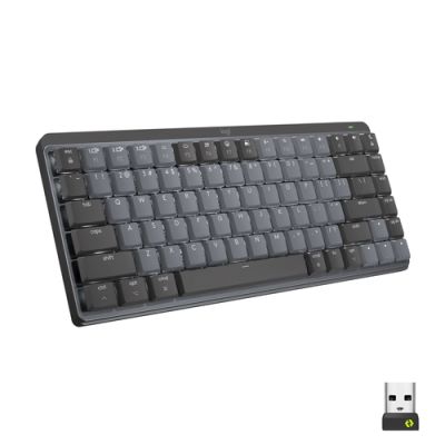 Logitech MX Mini Mechanical, Tenkeyless/toetsenbord zonder numeriek toetsenblok (80 - 87%), RF-draad