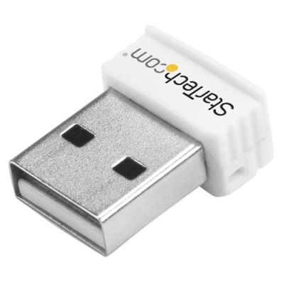 StarTech.com USB 150 Mbps Mini draadloze netwerkadapter 802.11n/g 1T1R USB wifi-adapter wit, Draadlo