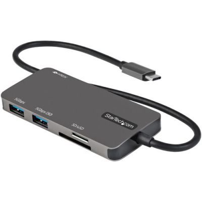 StarTech.com USB C Multiport Adapter - USB-C naar 4K HDMI, 100W Power Delivery Pass-through, SD/Micr