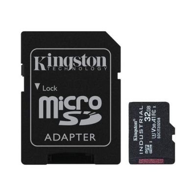 Kingston Technology Industrial, 32 GB, MiniSDHC, Klasse 10, UHS-I, Class 3 (U3), V30