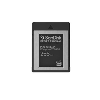 SanDisk PRO-CINEMA, 256 GB, CFexpress, 1700 MB/s, 1400 MB/s, Valbestendig, Zwart