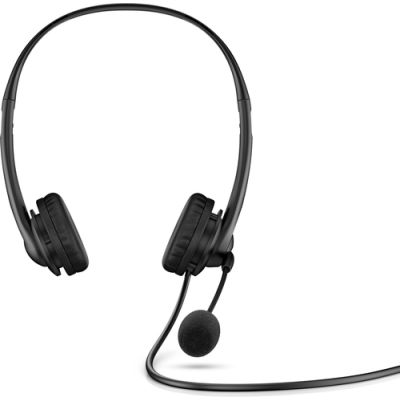 HP stereo USB-headset G2, Bedraad, Kantoor/callcenter, 90 g, Headset, Zwart