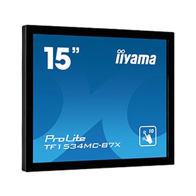 iiyama ProLite TF1534MC-B7X, 38,1 cm (15"), 1024 x 768 Pixels, XGA, LED, 8 ms, Zwart