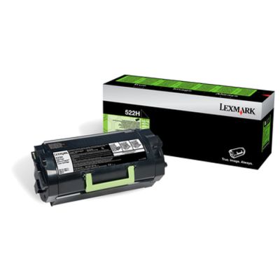 Lexmark 522H, 25000 pagina's, Zwart, 1 stuk(s)