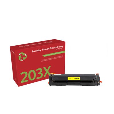 Everyday Remanufactured Everyday Geel Remanufactured Toner van vervangt HP 203X (CF542X), Hoge Capac