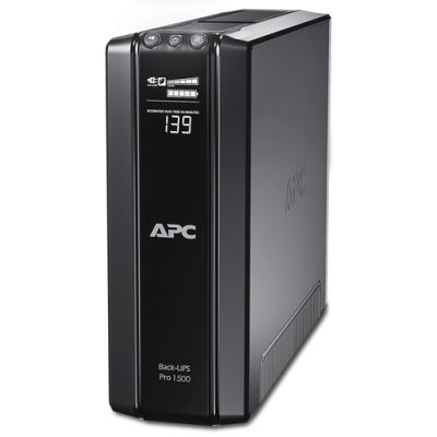 APC Back-UPS Pro BR1500GI Noodstroomvoeding - 1500VA, 10x C13 uitgang, USB, uitbreidbare runtime, Li