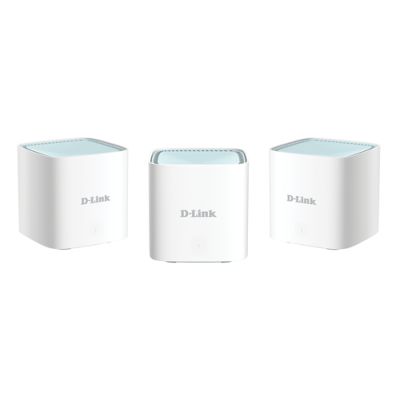 D-Link EAGLE PRO AI AX1500 Mesh Systeem 3 pcs, Wit, Intern, Mesh-systeem, Stroom, Status, 500 m², 0