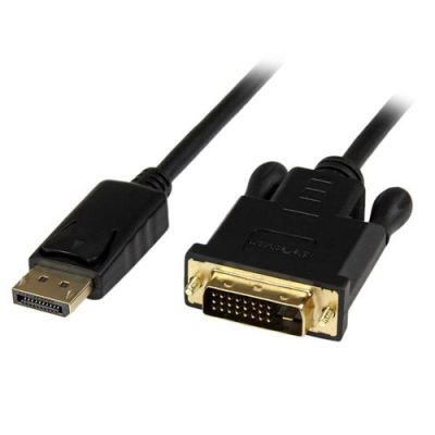 StarTech.com 1,8 m DisplayPort naar DVI actieve adapter kabel DP naar DVI 1920x1200 zwart, 1,8 m, Di