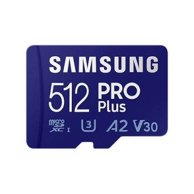 Samsung PRO Plus, 512 GB, MicroSDXC, Klasse 10, UHS-I, 160 MB/s, 120 MB/s